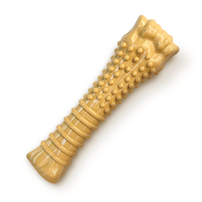 Nylabone Power Chew Textured Femur Bone Chew Toy for Dog, Indestructible Dog Toys for Aggressive Chewers Large Breed, Peanut Butter Flavor, X-Large/Souper (1 Count) X-Large/Souper (1 Count) - BeesActive Australia
