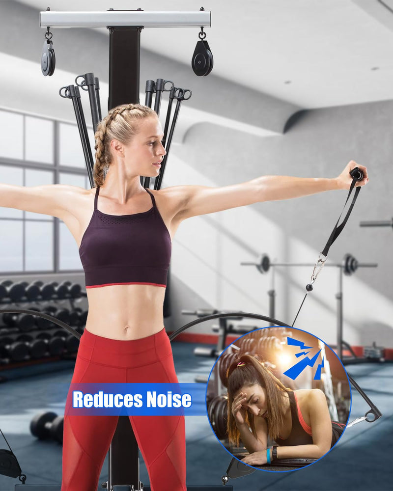 6 Pcs Rolling Seat Trolley Wheels Compatible with Bowflex Gym Models Blaze Classic Elite Motivator2 Pr1000 Sport Conquest Ultimate2 Schwinn Comp Revolution, Replacement Sliding Seat Bracket Roller