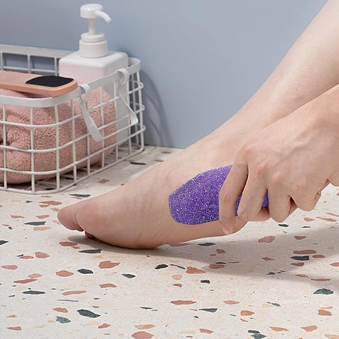 Foot Stone Scrubber | Foot Exfoliator Scrubber - Pedicure Tool Foot File 2 Sided Foot Exfoliator Scrubber For Dry Dead Skin Rebornsun - BeesActive Australia