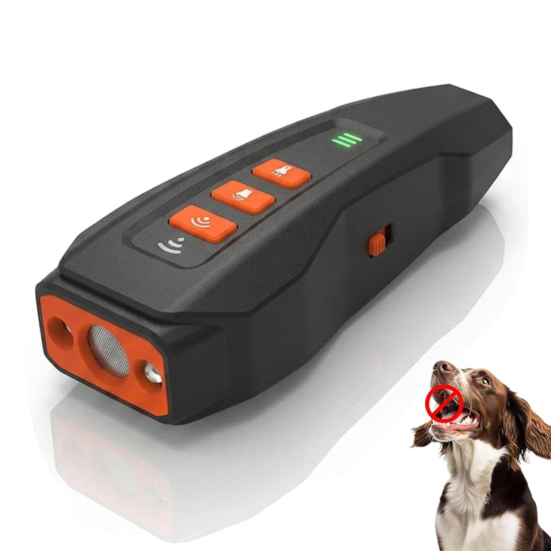 No Bark Ultra Anti Barking Device Dog,Nobark Ultra Dog Training Tool,3 Levels Rechargeable with Flashlight,for Large Medium Small Dogs Indoor & Outdoor (Black) Black