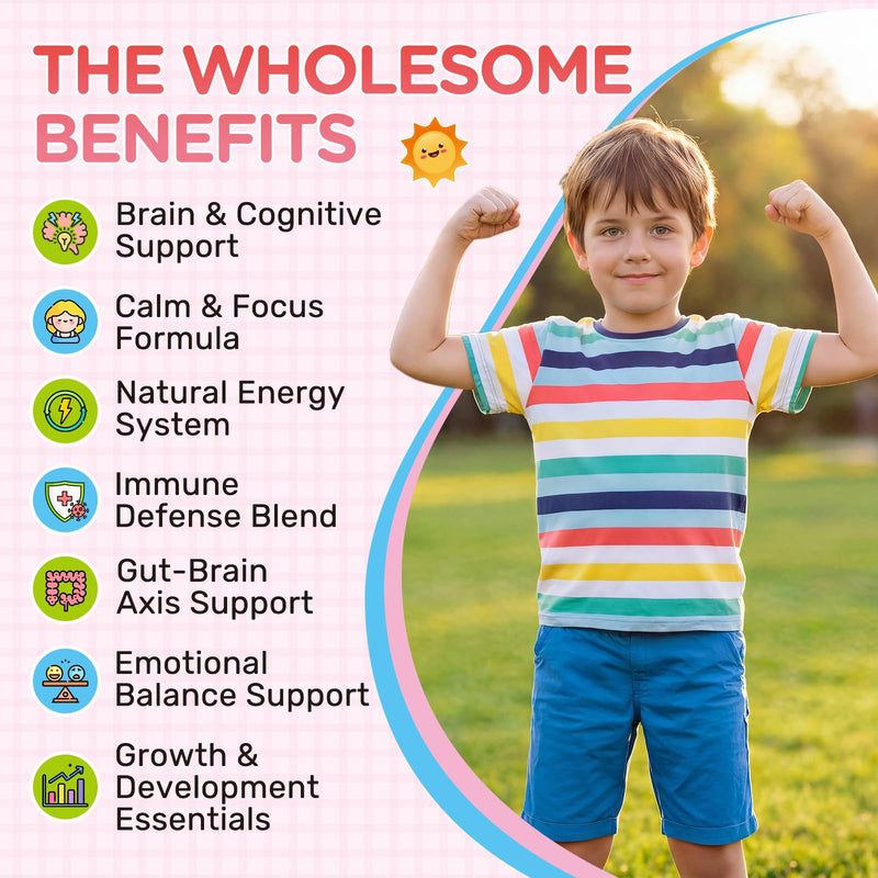 Vitamin B Complex for Kids, B1, B2, B3, B6, B9(Folate), B12, Omega-3 & Magnesium, Kids B Complex Liquid Supplement for Brain, Energy, Focus, Metabolism, Gut & Immune Support,Strawberry Flavor,4 fl oz Strawberry 1 Fl Oz (Pack of 2)