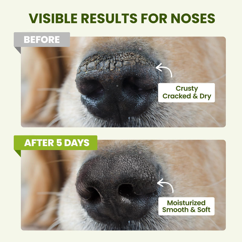 PawSono Lick-Safe Dog Paw & Nose Balm with Coconut Oil | All-Natural Moisturizer & Soother for Dry, Cracked Pads & Snout | Heat & Cold Pavement Protection Wax | Horse Hoof, Joint Care (2.6 oz) 2.6 oz