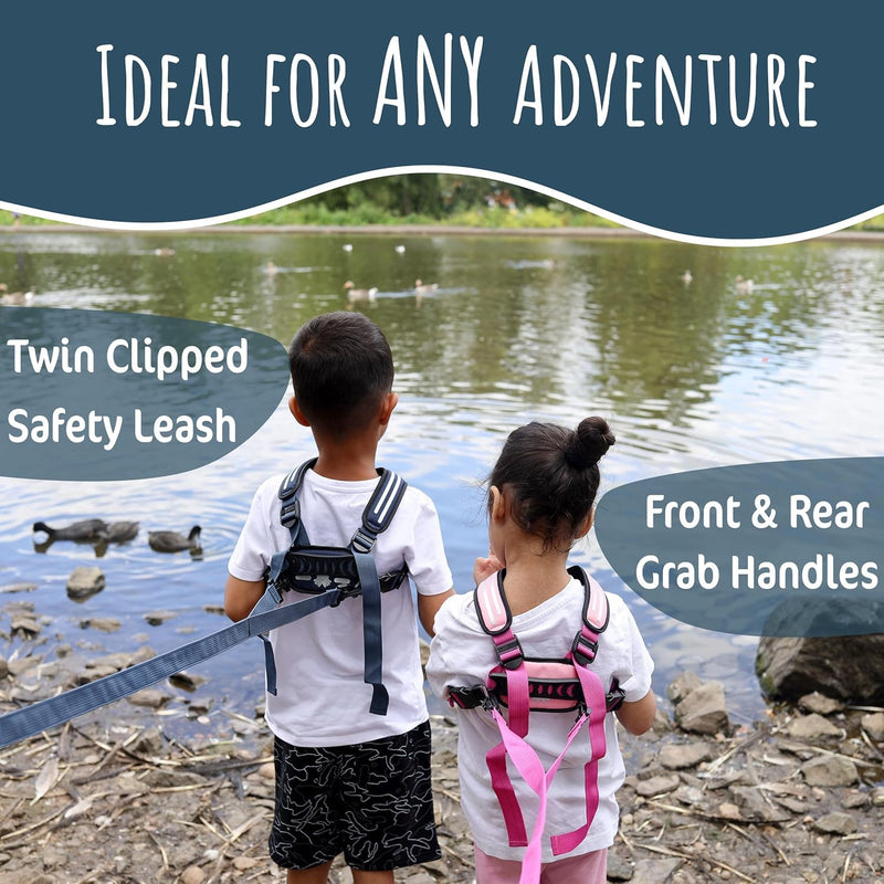 Child Safety Harness | Premium Adjustable Toddler & Kids Harness Ages 2‚Äì7 | Autism Support Blue