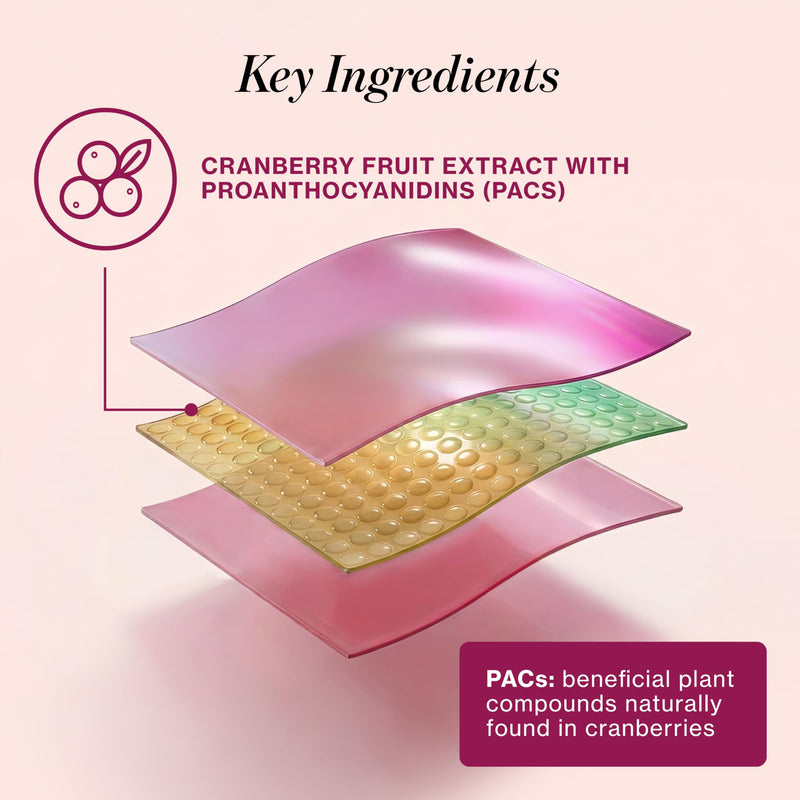 Love Wellness Urinary Tract* Quick Melt Strips - Fast-Dissolving UT Support with 36 mg PACs from Cranberry Fruit Extract - Promotes Urinary Health* - No Water Needed - Vegan and Sugar Free - 32 Strips - BeesActive Australia
