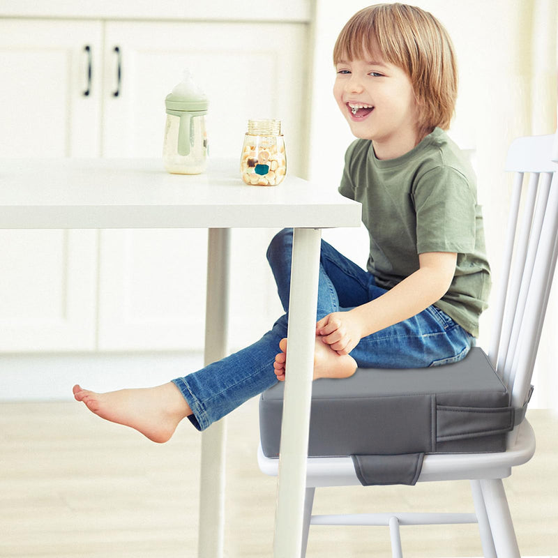 Toddler Booster Seat - Enhanced Comfort, Easy-to-Clean, Non-Slip, and Travel-Friendly（Rock Gray） Rock Gray - BeesActive Australia