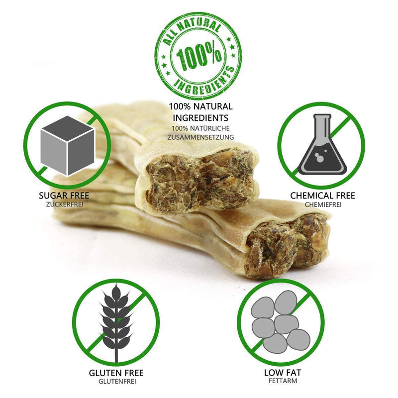 DOGBOSS 100% natural chewing bones, dog bones, trial set of 7, 12 cm, 385 g (pack of 1) - BeesActive Australia