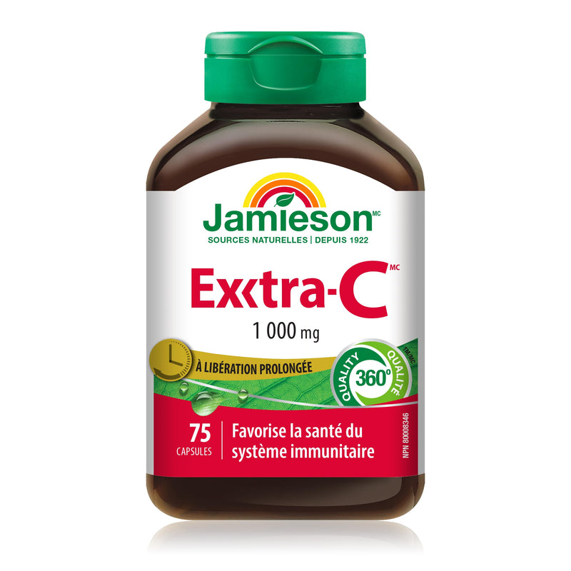 Jamieson Extra-C 1000mg 75 Vitamin-C Capsules