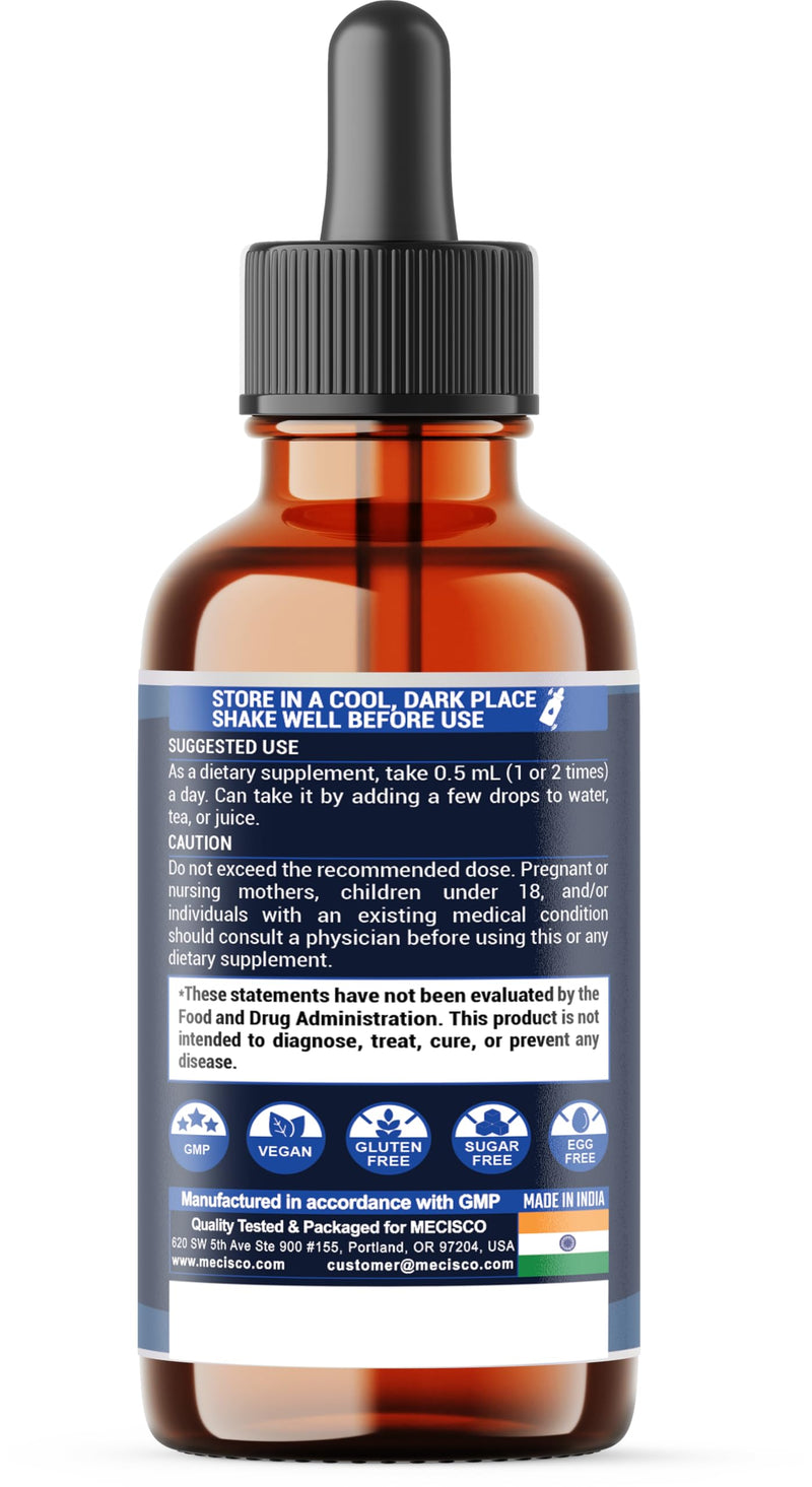 2 Packs of 30ml - Cayenne Pepper Liquid Drops with Vitamin D3, Vitamin K2, Hawthorn Berry, Beet Root, Ginger, Ceylon Cinnamon, Turmeric, Berberine - Digestion Support - 120 Day Supply
