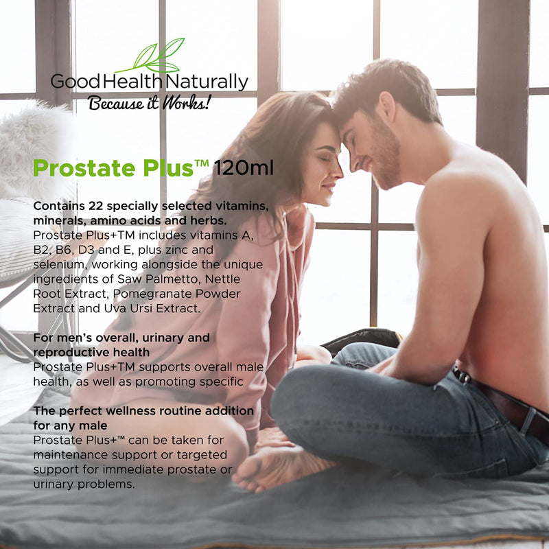 Prostate Plus+ - Prostate Support | 120 Capsues - Good Health Naturally