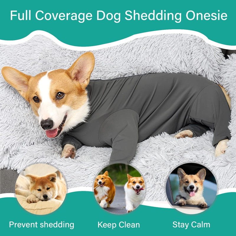 Dog Romper, Surgical Recovery Suit, Dog Pajama Jumpsuit, Prevent Suit Leakage, Full Coverage, Surgical Recovery Bodysuit for Pets, (XL) XL - BeesActive Australia