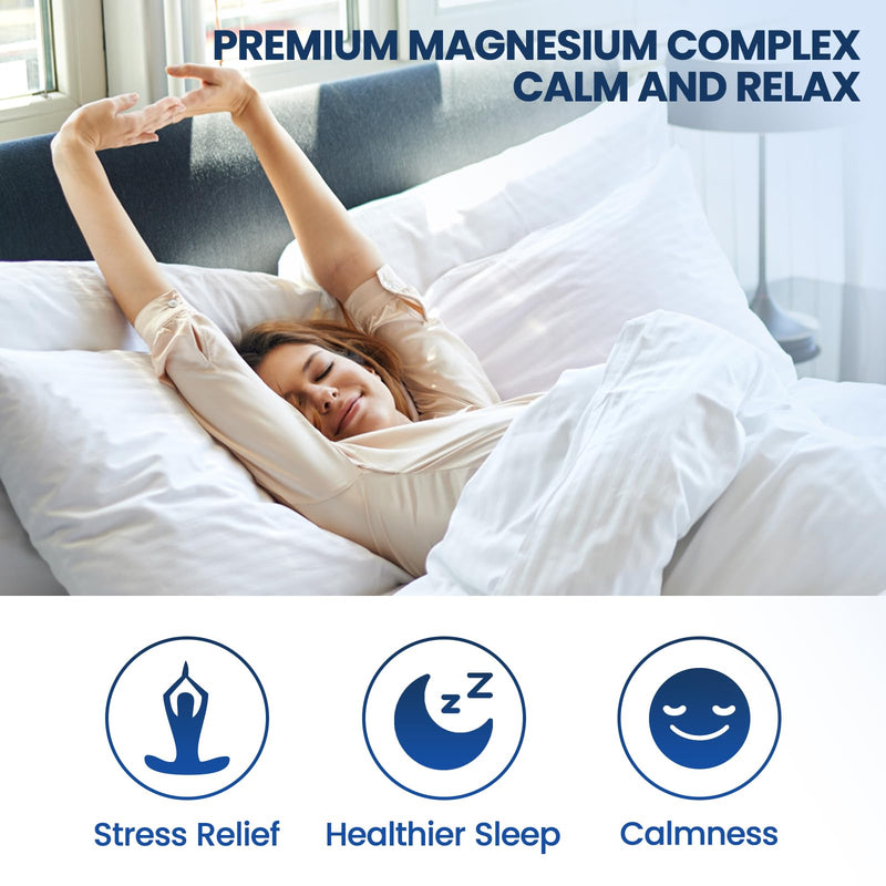 Magnesium Glycinate Liquid Drops 500mg - Triple Magnesium Complex Supplement with Citrate, Malate, Ashwagandha, L-Theanine, Vitamin B6 for Sleep, Stress Relief, Muscle, Pineapple Flavor 4 Fl Oz 2 Fl Oz (Pack of 2)