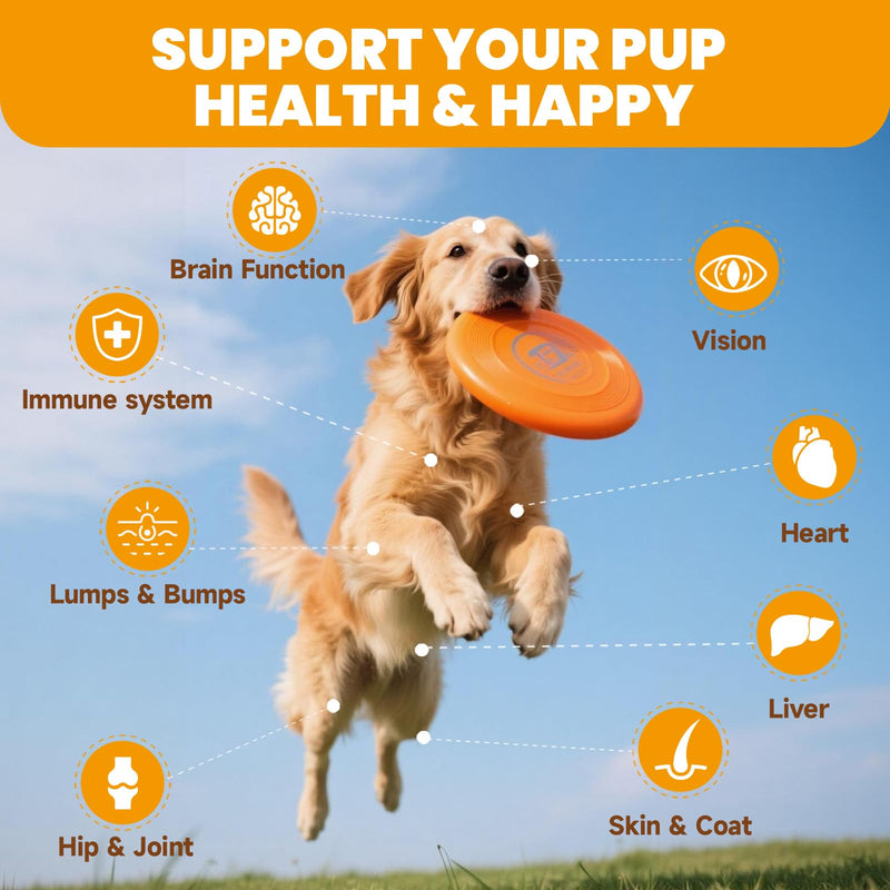 Dog Mushroom Powder & Dog Mushroom Chews - Hip & Joint, Skin & Coat, Digestive, Cellular, Immune Health Support