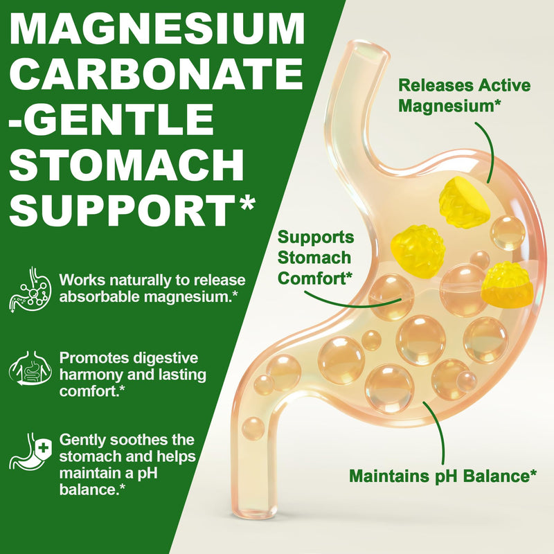 Liposomal Magnesium Carbonate Gummies 500 mg, Muscle & Nerve Support, 60cts | with Ashwagandha, L-Theanine, Calcium & Vitamin D3, Sugar-Free Vegan Pineapple Flavor, 1P 60 Count (Pack of 1)