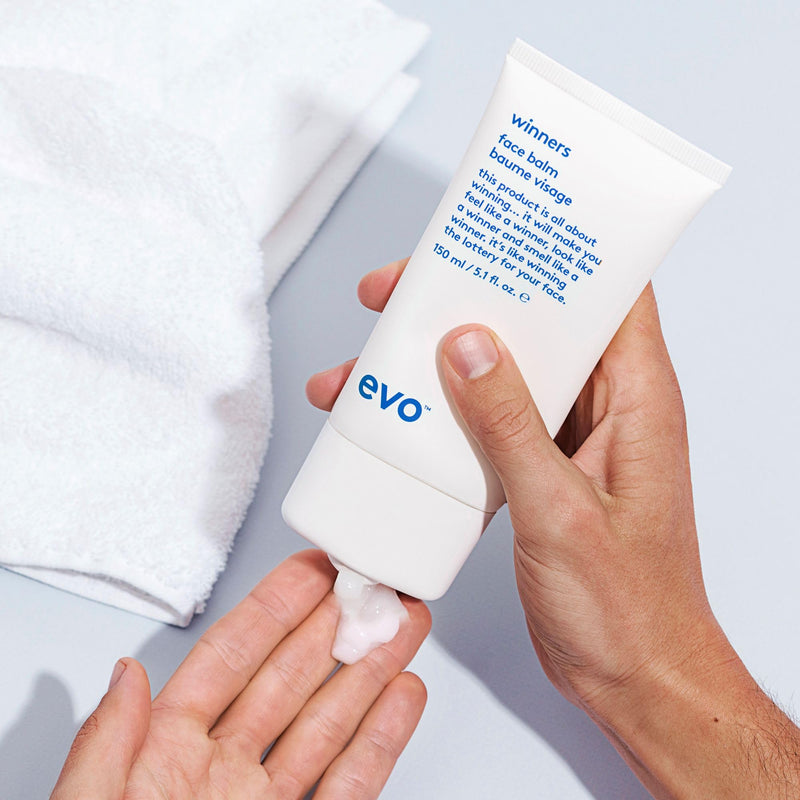 EVO Winners Face Balm, Oil-Free Moisturizer for All Skin Types - Soothes, Hydrates & Reduces After Shave Burn - 5.07 fl oz - BeesActive Australia