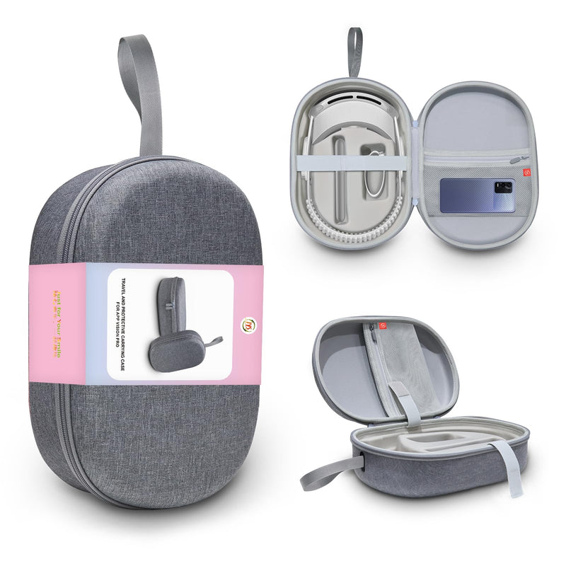 Travel Carrying Case Compatible with Vision Pro,Built-in Larger Storage,Shockproof Anti-Scratch Dual-Layer Oxford Protective Portable Case - BeesActive Australia