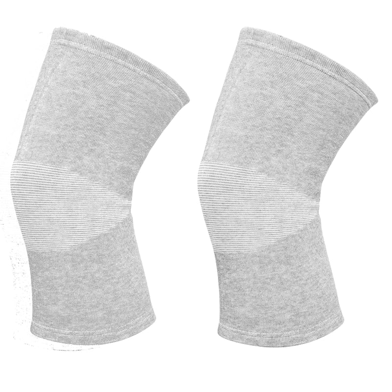 1 Pairs Bamboo Charcoal Knee Sleeve - Bamboo Knee Brace Bamboo Compression Knee Sleeve -Elastic Warm Knee Brace Bmboo Knee Sleeve for Arthritis (Gray, X-Large) Gray - BeesActive Australia