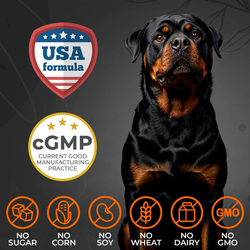 ZENO 11-in-1 Muscle Gain Chews - Weight Gain Supplements for Dogs with High Protein & Amino Acids - Premium Muscle Builder for Bully & All Breeds - Healthy for Puppies - 150 Chews - Beef