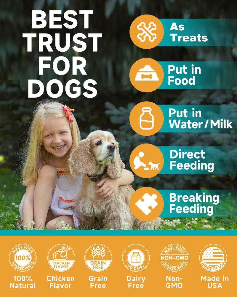 Allergy for dogs - Against itching - Soothes itchy skin, paws, ears - Strengthens the immune system - For dogs that scratch, itch & lick - With chicken flavor, 120 PCS - BeesActive Australia