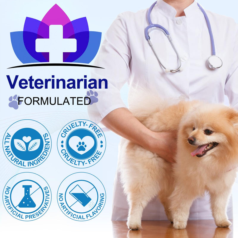 Dog Itchy & Immune Chews, 150 Chews Skin & Coat Supplement for Dogs with Omega-3, Pumpkin & Enzymes - Supports Normal Itchy and Immune Function Soft Chews for Itchy Skin - Peking Duck Flavor