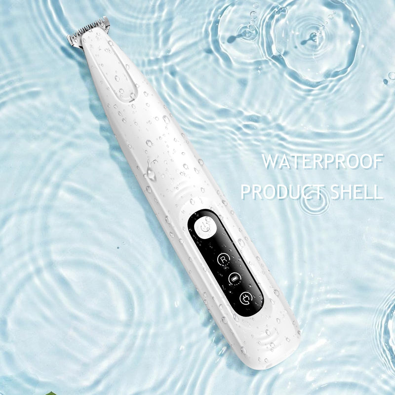 Dog Paw Trimmer with LED Light, Cat and Pet Paw Hair Trimmer for Grooming, Fur & Paw Shavers, Waterproof Trimmers for Face Ear Rump and Eyes, Clippers for Small or Large Dogs & Cats - BeesActive Australia