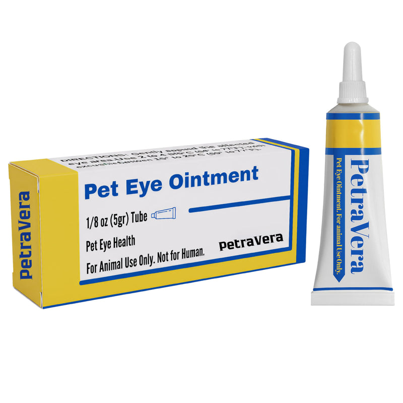 PetraVera Pet Eye Care for Cats, Dogs and All Pet 1/8 oz - 5gr