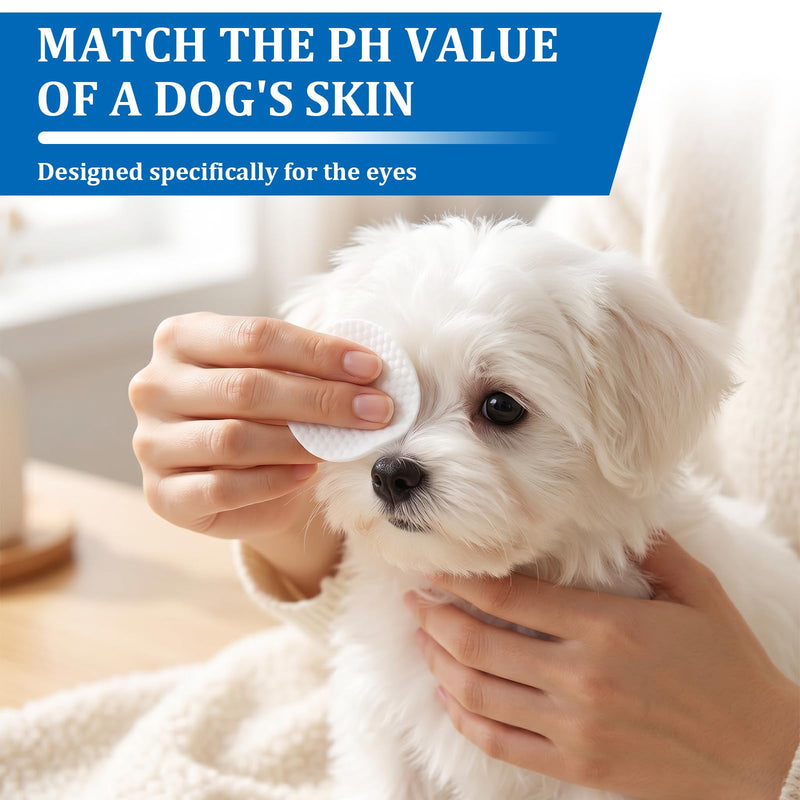 Pet Eye Wipes for Dogs Cats, 240 Pack Eye Wipes for Dogs, Daily Gentle Care Clean the Eyes of Secretions, Mucus, and Tear Stains