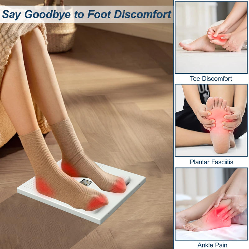 Arch Exerciser Trainer Help to Strengthen Arches Feet, Foot Arch Strengthener for Plantar Fasciitis Relief, Foot Arch Exercises for Toe Trainer Flat Arches Ballet Dancers and Rehabilitation white