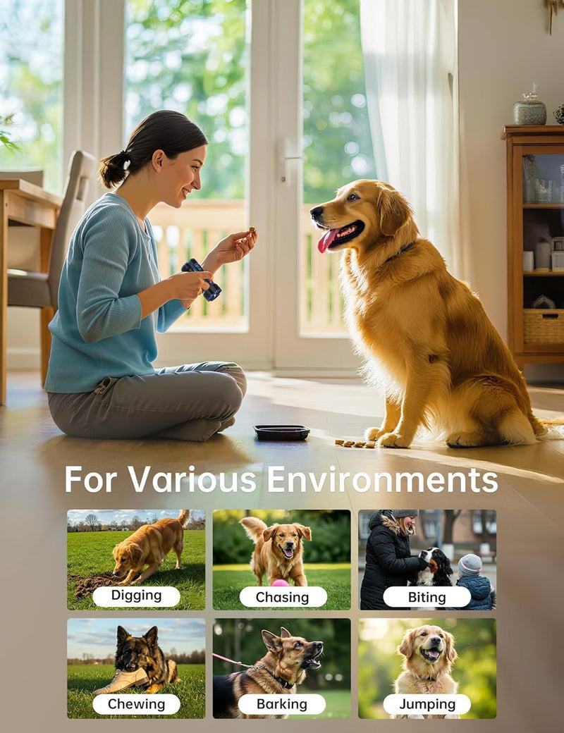 Enhanced Ultrasonic Dog Bark Deterrent Devices, Professional 50ft Range Anti Barking Devices for Dogs, Long Battery Life & Safe Humane Design, Effectively Stops Noise & Bad Behavior