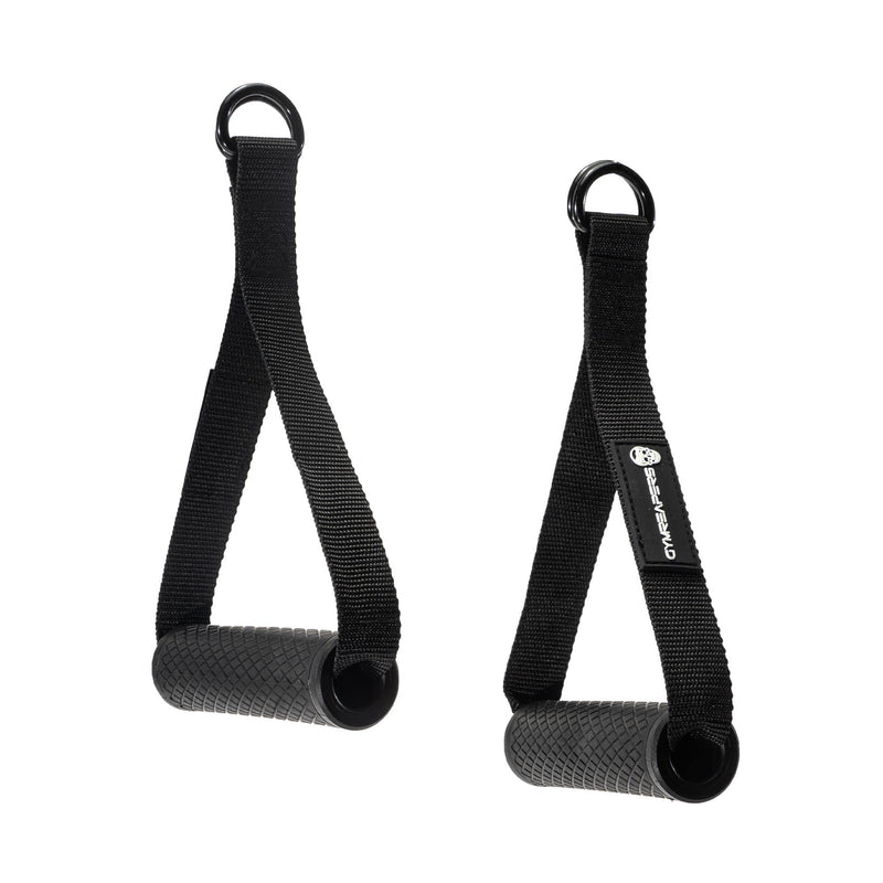 Gymreapers Resistance Band Handle/Door Anchor Combo - Exercise Band at Home Workout - (1 Pair of Handles) - Used with Any Resistance Bands for Men and Wome