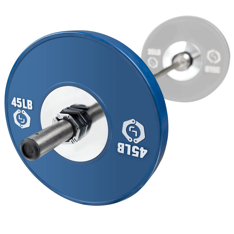 Lock-Jaw Flex Quick Release Aluminum Barbell Collar with Magnet (Grey) Grey - BeesActive Australia