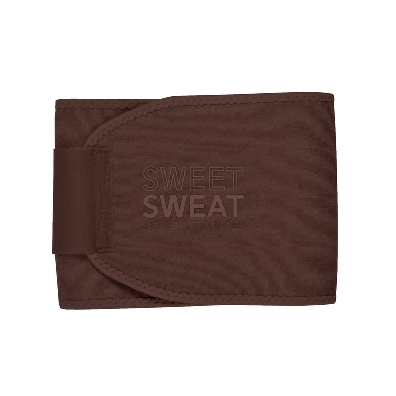 Sweet Sweat Waist Trimmer Toned Series - Premium Sweat Enhancing Fitness Belt for Women & Men - 5 Adjustable Sizes Large Terra