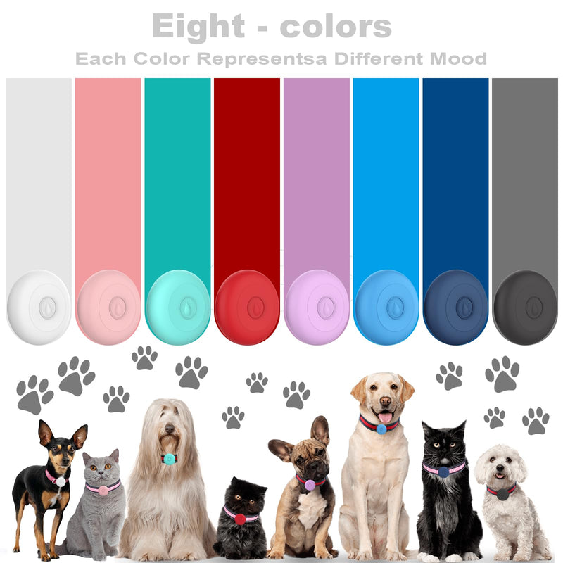 Airtag Dog Collar Holder Waterproof, Hidden Silicone Waterproof Airtag Case for Pet Cat Dog GPS Tracker, Anti-Lost Waterproof Airtag Holders Compatible with Apple AirTag for Dog Cat Collar (Red) Red M(0.48-0.87'') - BeesActive Australia