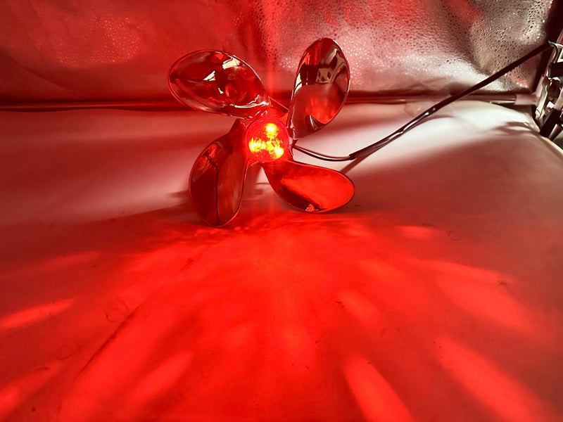 Cobra-Tek Propeller Hitch Cover with LED Light – Chrome ABS, Spinning Novelty Trailer Hitch Cover for 1.25” & 2” Receivers, Corrosion-Resistant with Rubber Gasket to Prevent Rattles - BeesActive Australia