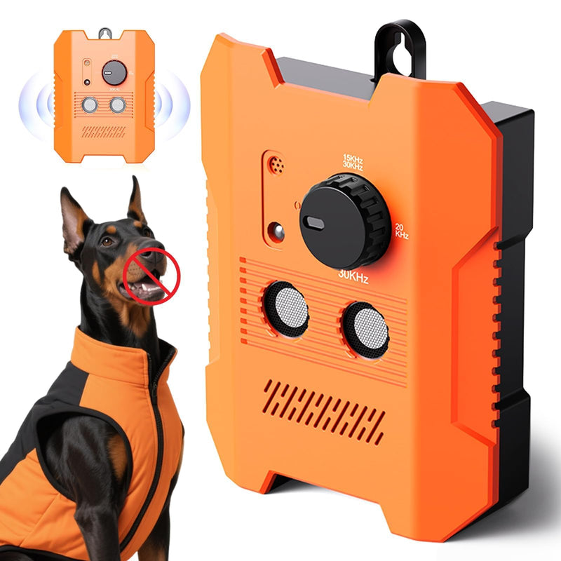 Dog Bark Deterrent Devices: Ultrasonic Anti Barking Device for Dogs | 3 Training Modes 50 FT Range Dog Barking Deterrent Silencer | Dog Barking Stopper Bark Box for Indoor Outdoor