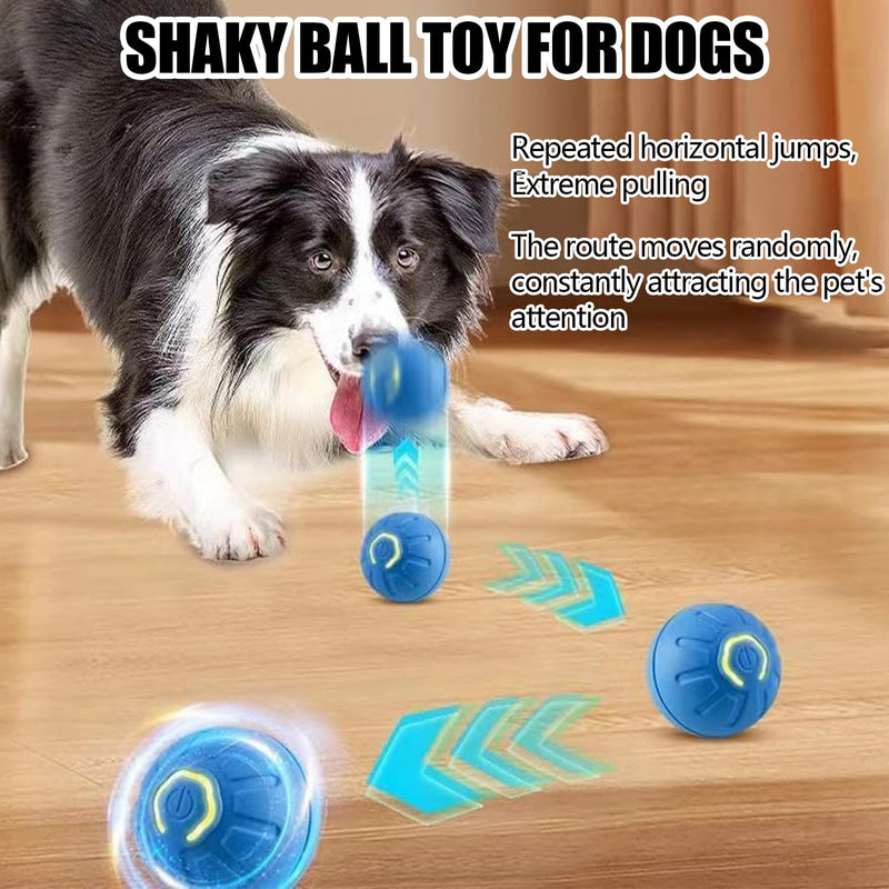Shaky Ball Toy for Dogs, Shaking Dog Ball, Vibrating Dog Ball,Vibrating Ball for Dogs, Interactive Dog Ball, Automatic Moving Dog Toy Ball for Dogs 2-Pack - BeesActive Australia