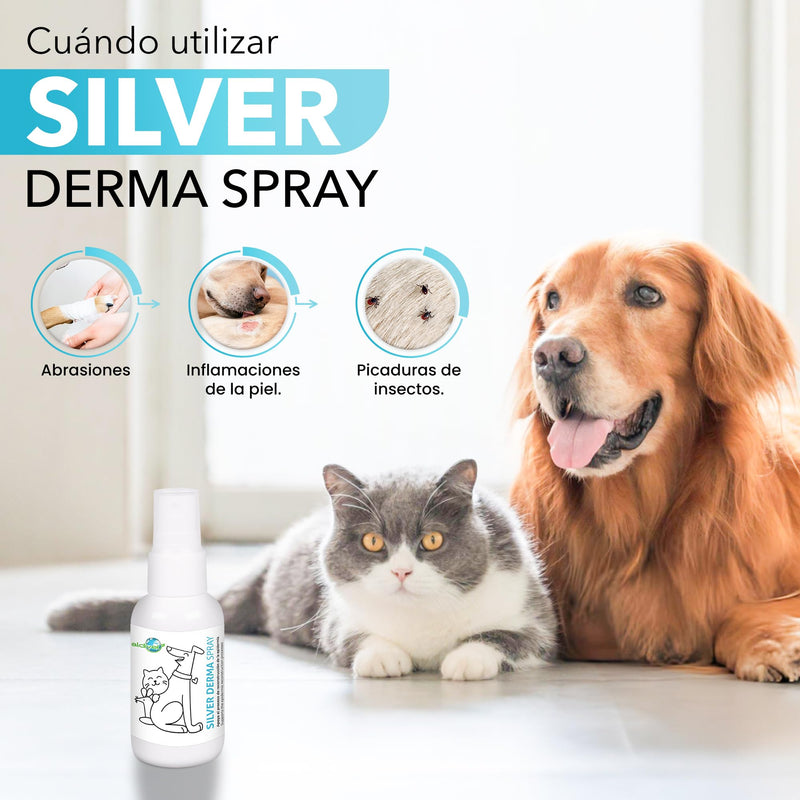 Aldivet Healing Spray in Dogs and Cats – Antimicrobial Protection – Accelerates Tissue Regeneration and Reconstruction – Relieves Irritation Mild Inflammation of the Skin and Itching – 50 ml.