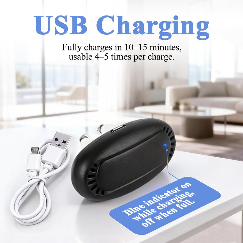 Red Light Nose Care Device, LED Nose Wellness Tool for Daily Nasal Comfort, USB Rechargeable Portable Design with 3 Light Modes & Auto Shut-Off, Black - BeesActive Australia