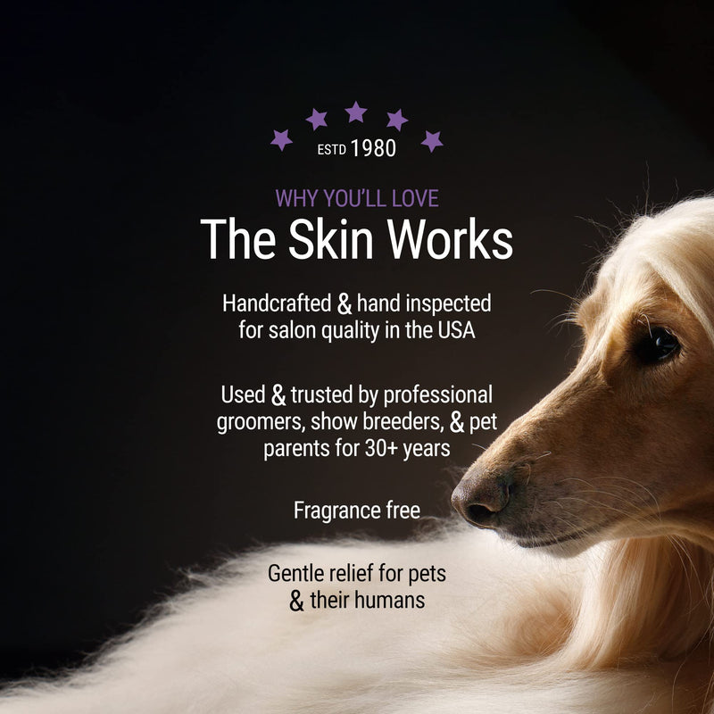 Skin Works, 4 oz | All Natural Ingredients, Non-Greasy, Soothing and Healing, Softens Calluses, Calms Inflamed Areas, Moisturizes Dry Skin for Pets and Humans - PawsPlanet Australia