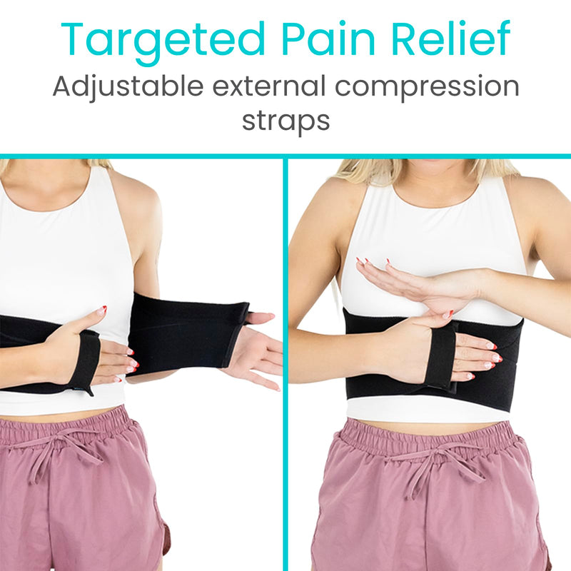 Vive Broken Rib Brace for Women, Men - Rib Cage Support Belt for Fractured, Cracked, Broken or Bruised Ribs - Post Surgery Compression Garment Wrap - Diastasis Recti Belly Band Medium - BeesActive Australia