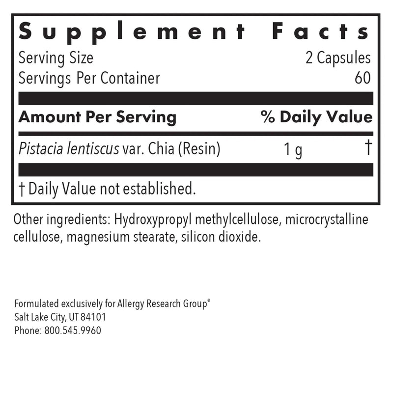 ARG Mastica Chios Mastic Gum Resin Digestive, 120 Capsules | 1000 mg Chios Mastic Gum Resin per Serving for Digestive Comfort, Vegetarian and Hypoallergenic Formula