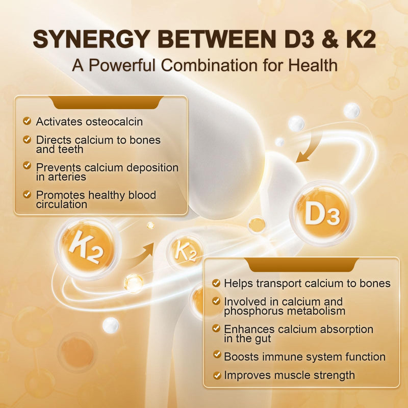 NATURE TARGET Vitamin D3 K2 with Calcium & Magnesium, 120 Count | Max Strength 4-in-1 Formula, 5000 IU Vitamin D3 and 120 mcg Vitamin K2, for Bone, Heart, and Immune Support 120 Count (Pack of 1)