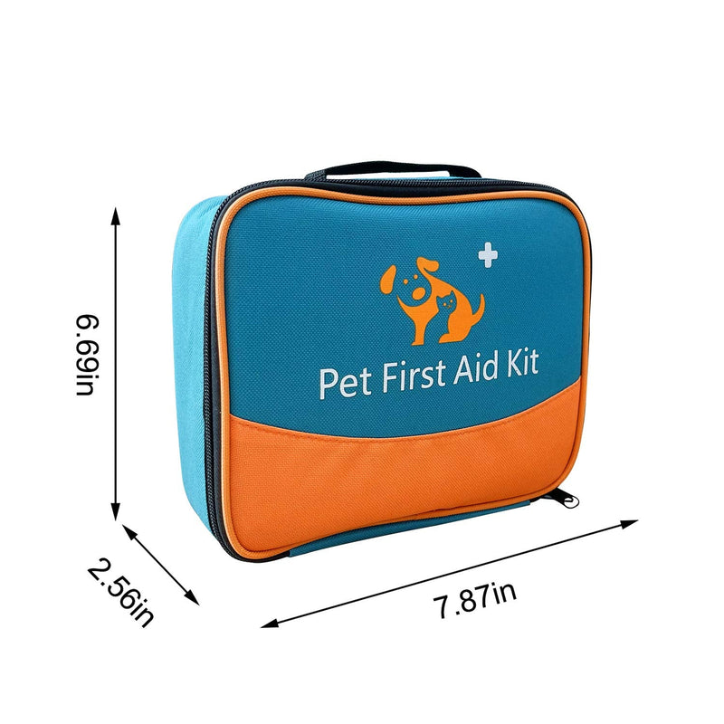 Pet First Aid Kit for Dog, Cat, Rabbit and Other Animal,with Thermometer, Syringe, Otoscope, Perfect for Home Care and Outdoor Travel Emergencies - BeesActive Australia