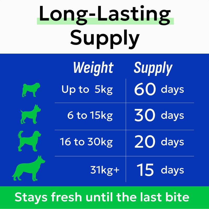 BARK&SPARK Joint Supplement for Senior & Adult Dogs – Glucosamine & Chondroitin for Mobility Support – Hip & Joint Care Chews – Made in the UK – 60 Soft Treats 60 Joint Care Chews