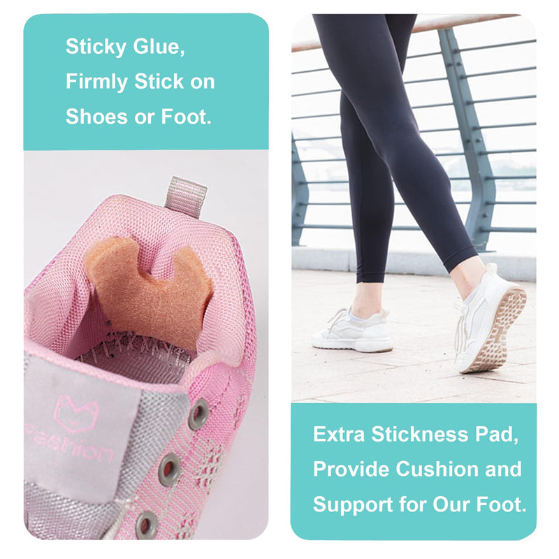 Metatarsal Foot Pads for Women 60 Pieces, Callus Cushions Horseshoe Pads Moleskin for Feet, Felt Foot Pads Corn Pads for Bottom Side of Foot and Heel, Ball of Foot Cushion Pain Relief - BeesActive Australia