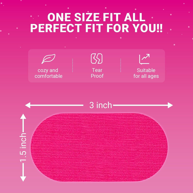 30 Pcs Pink Premium Strip Hypoallergenic Painless, Strong Adhesive Tape Multi-Functional for Sleeping, Books, Bowling, Heel Cotton - BeesActive Australia