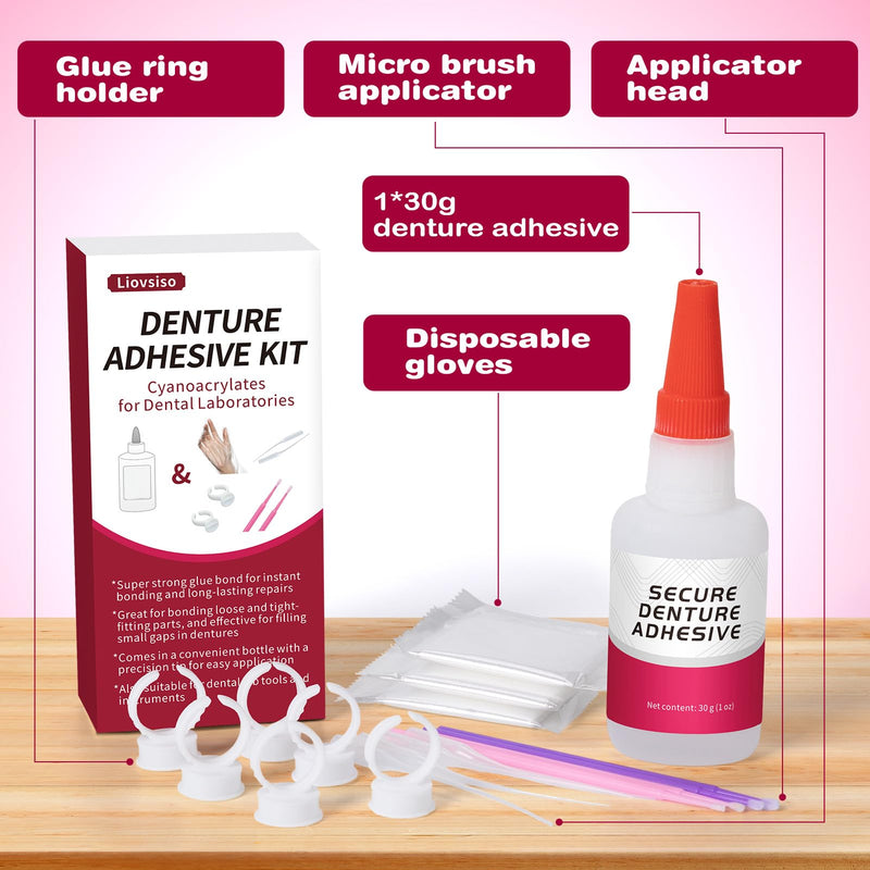 Dental Lab Instant Bonding Dental Glue (1oz), Repair Cracks & Secure Loose Teeth, Experience a Secure Bond That Lasts from Days to Weeks - BeesActive Australia