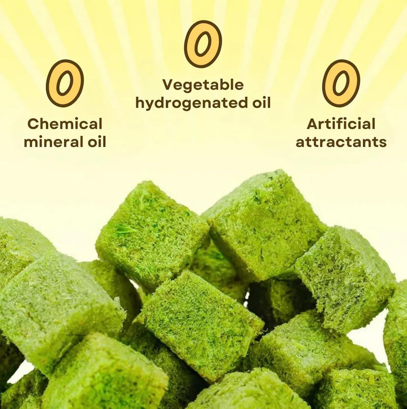 Meowly 110g Cat Grass Treats for Teeth Cleaning and Hairball Removal, Natural Dried Cat Grass Teething Stick Snacks for Cats 3.8 Ounce (Pack of 1)