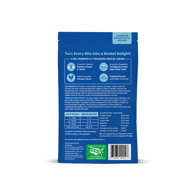 Ark Naturals, Kiss Me-Ow Cleaning Chicken Dental Chews, 3 oz 3 Ounce (Pack of 1) - BeesActive Australia