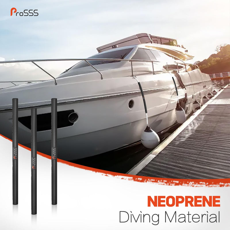 Dock Line Chafe Guards 26inch 4PCS Neoprene Diving Material Skin-Friendly and Non-Abrasive with Two Rope Telescopic Fixation Straps - BeesActive Australia