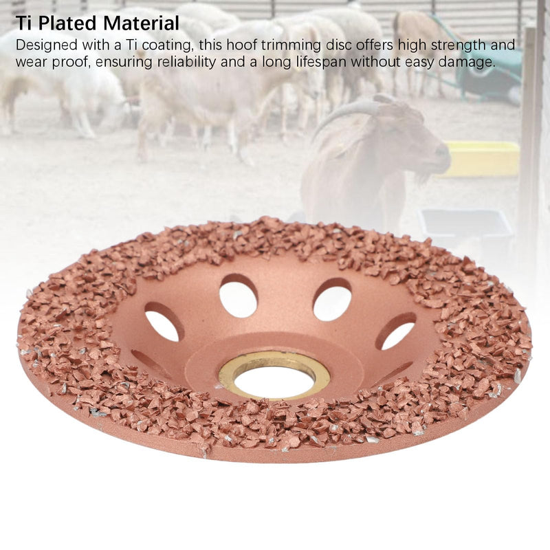 HL Q7DMP Livestock Hoof Trimming Disc, Hoof Trimming Grinding Wheel 100mm Diameter Hooves Repair Tool Hoof Trimming Cutter Disc for Cattle Horses for 100 and 125 Model